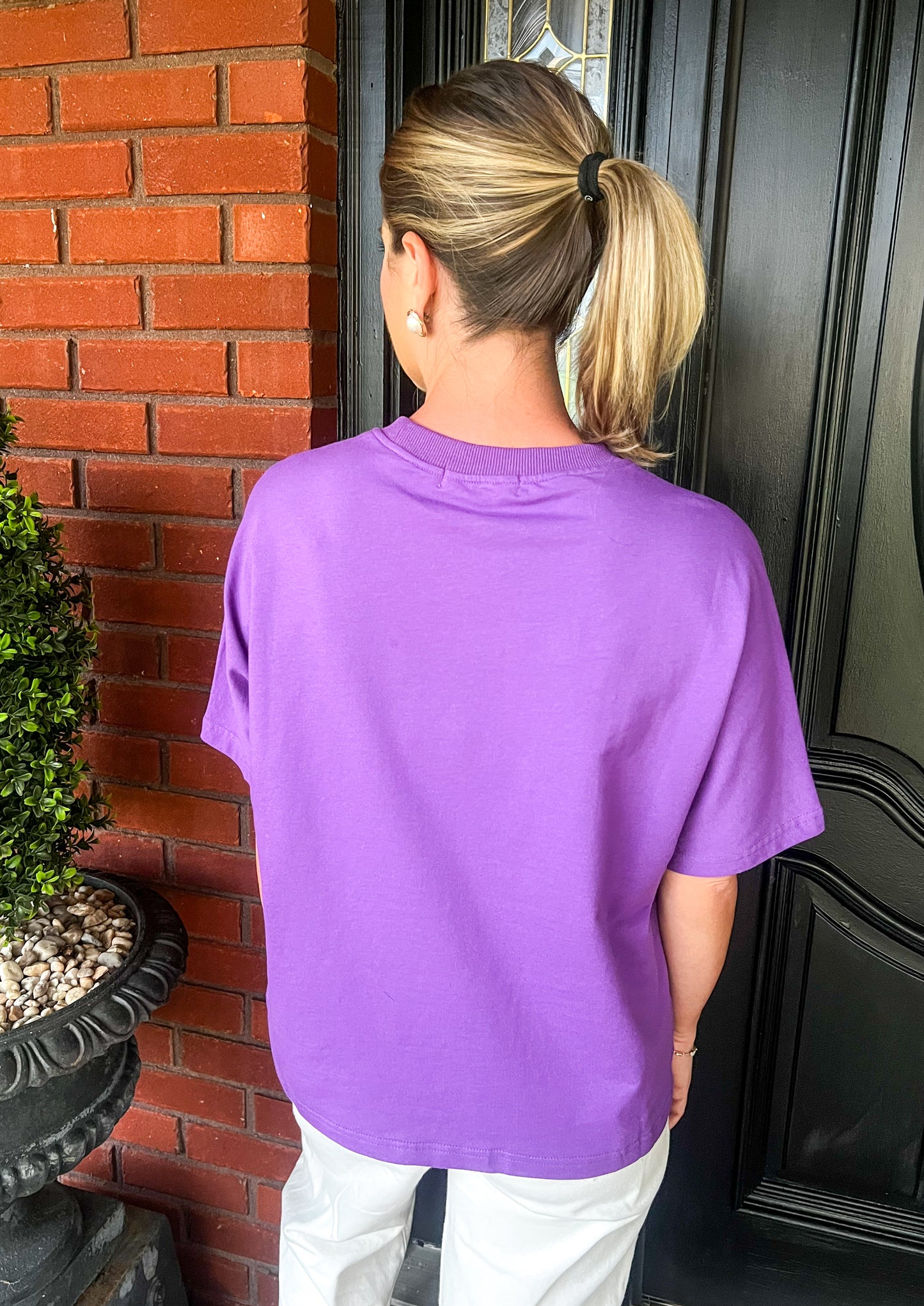 Purple Gameday Top