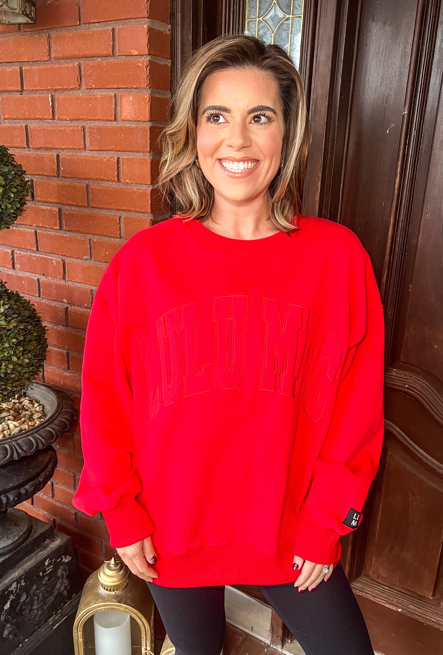 LULU MAC SWEATSHIRT-RED