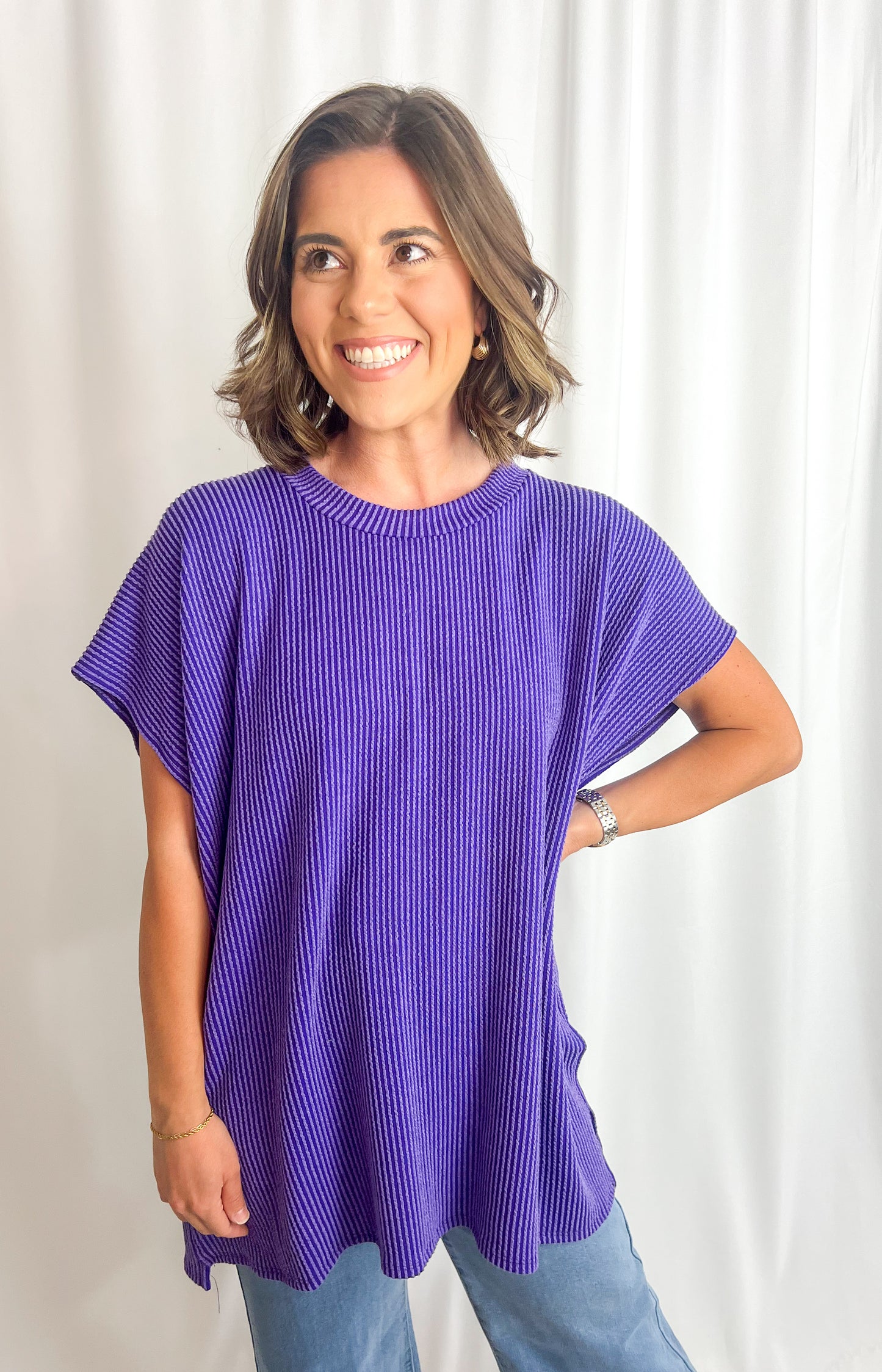 Logan Top- Purple