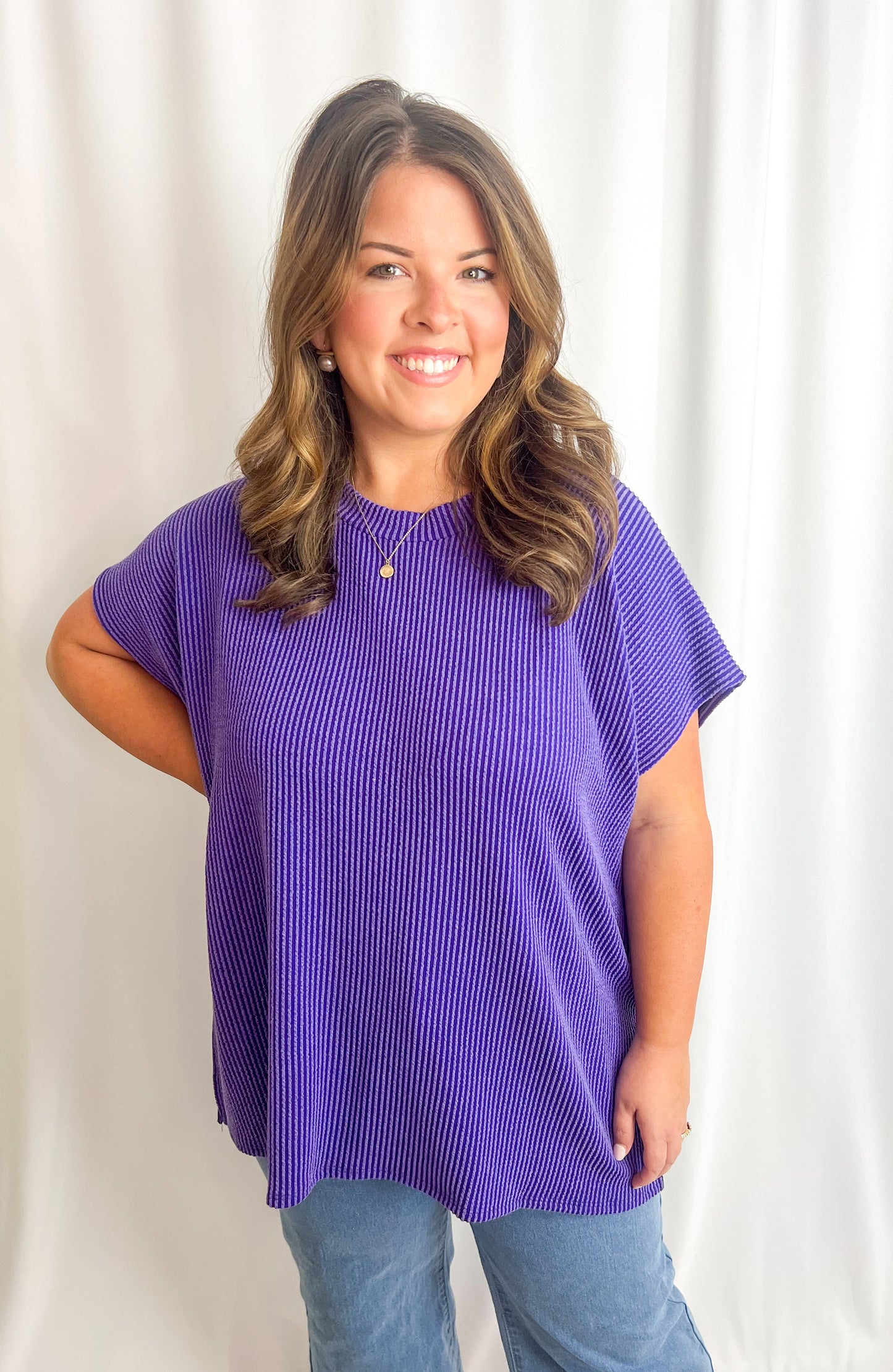 Logan Top- Purple