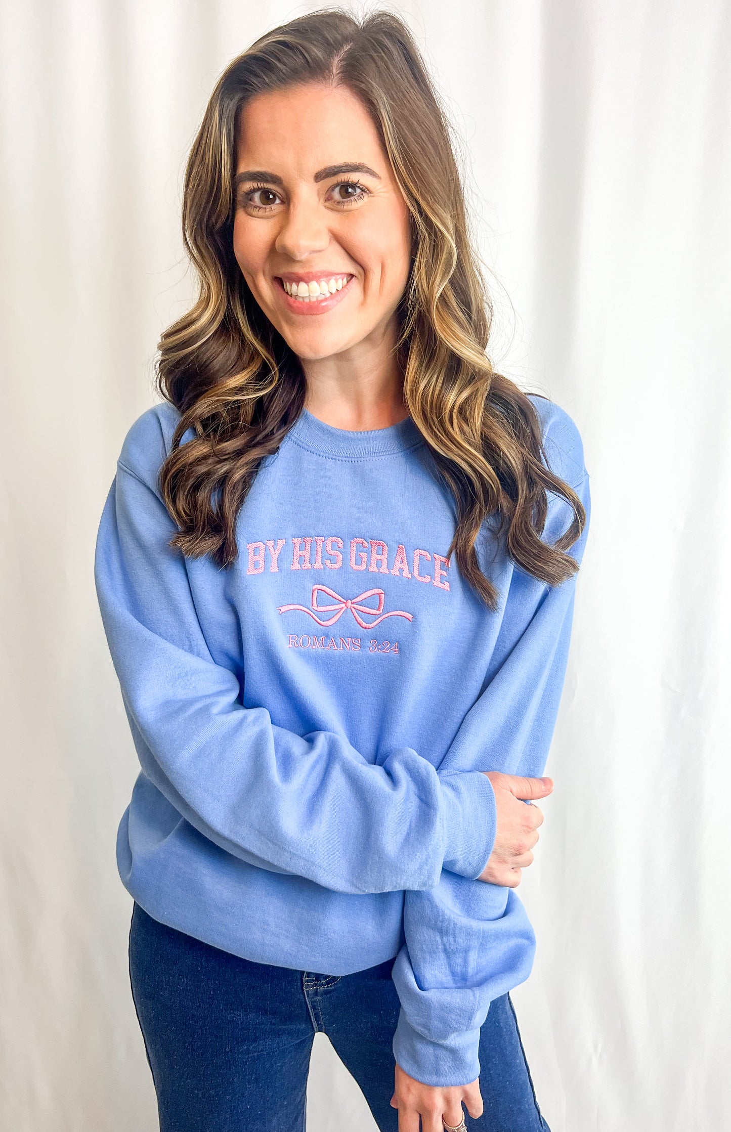 By His Grace Sweatshirt Plus