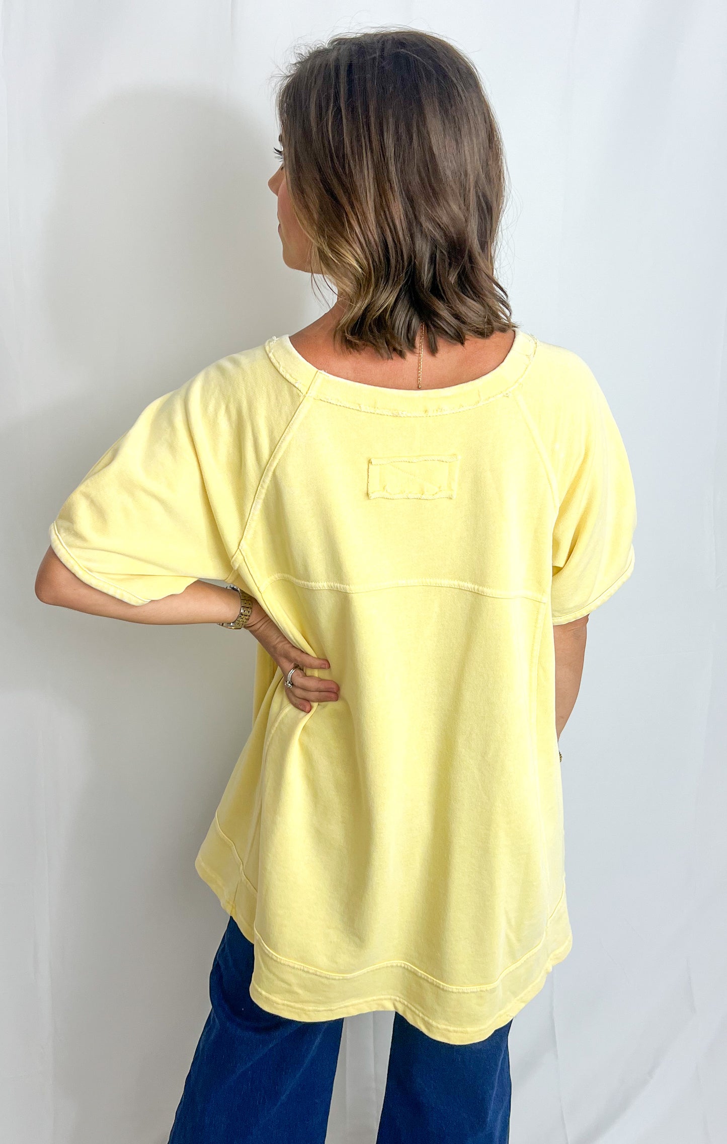 Olivia Top-Yellow