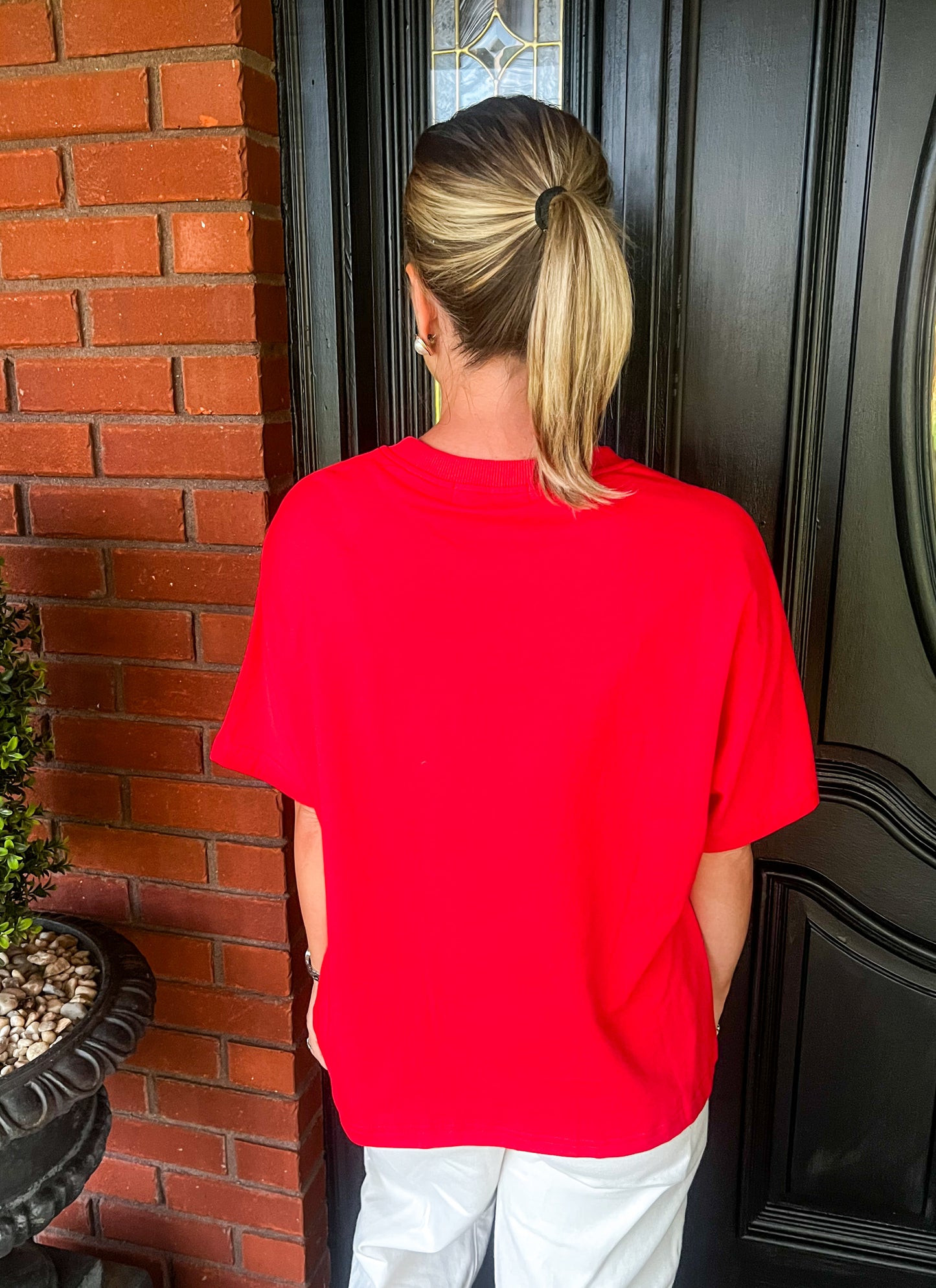 Red Gameday Top