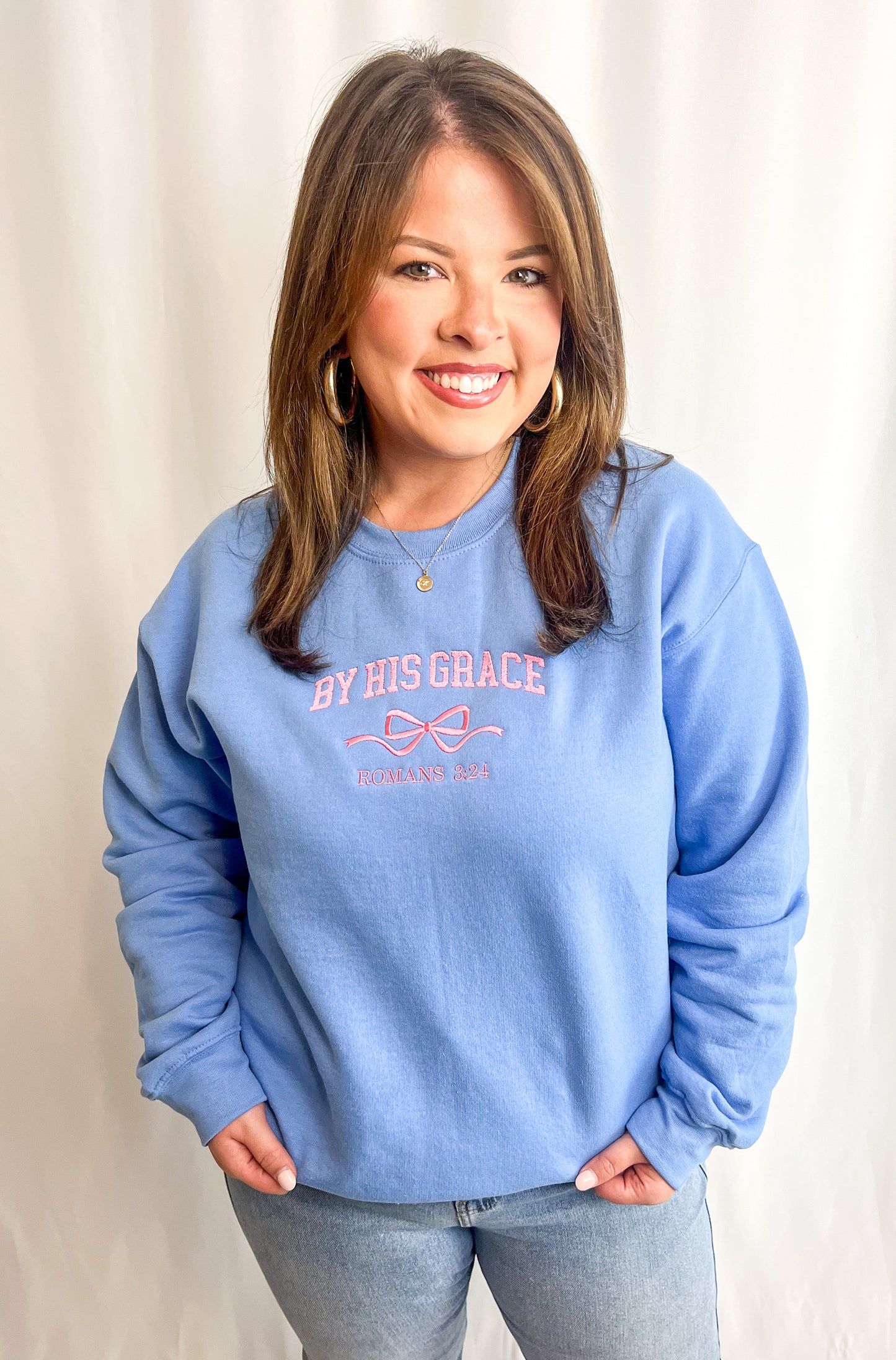 By His Grace Sweatshirt Plus