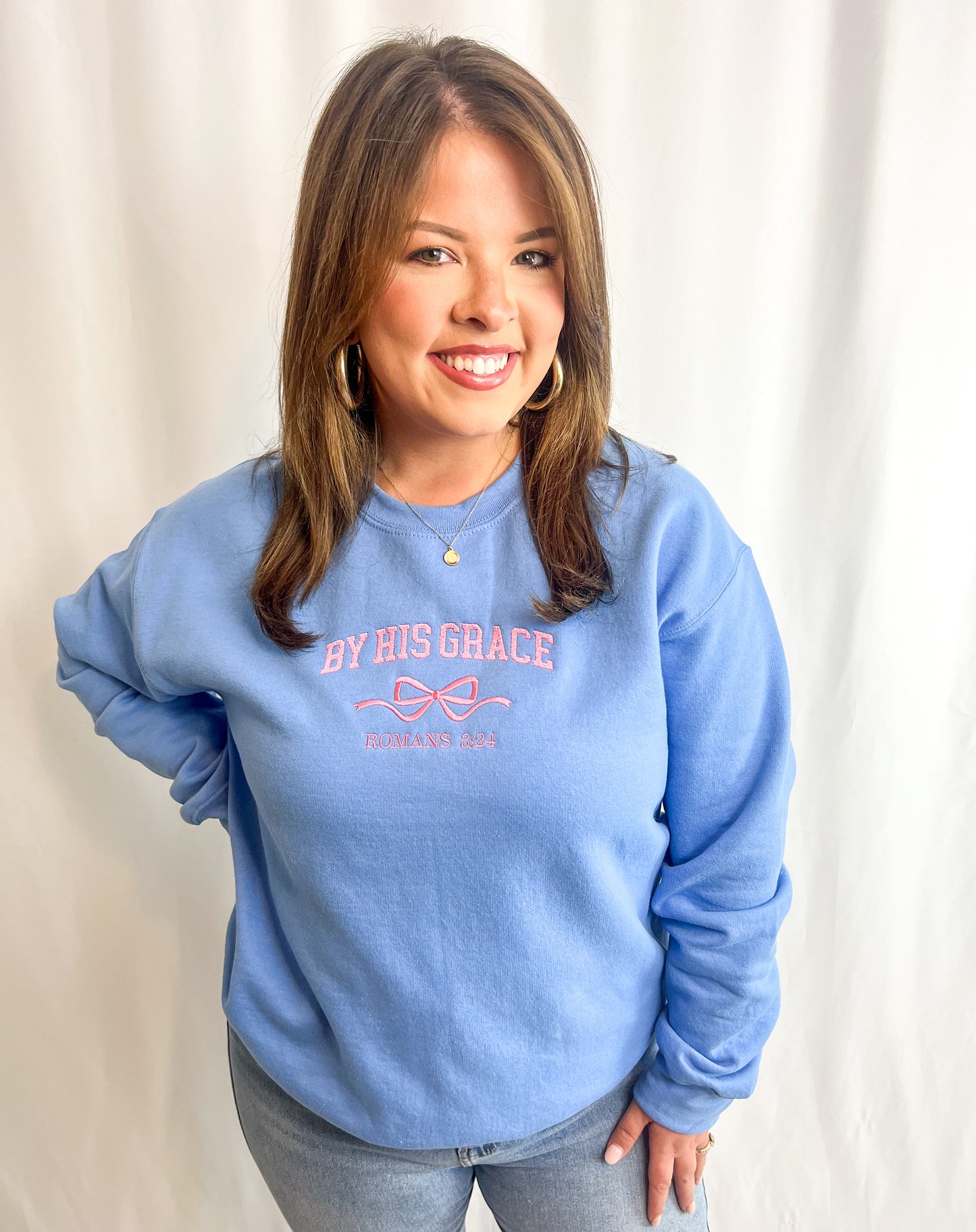 By His Grace Sweatshirt Plus