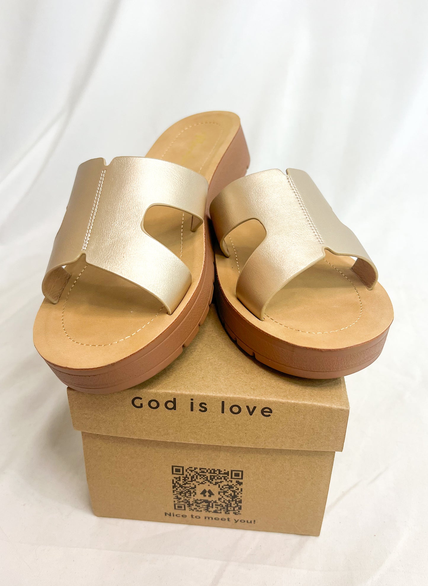 Champagne Sandals