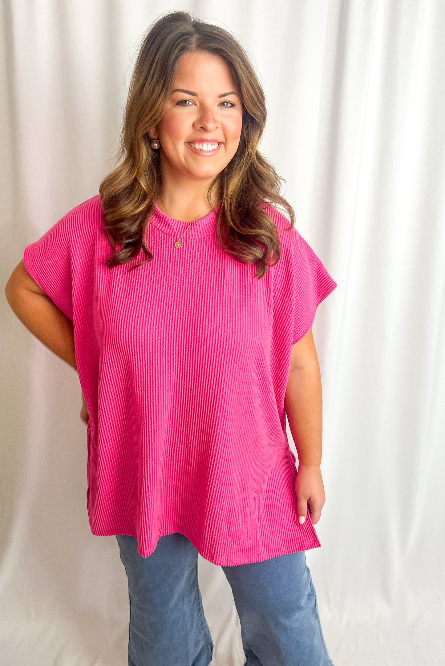Logan Top- Pink