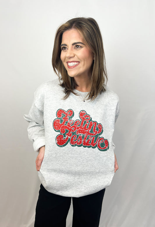 Festive Sweatshirt FINAL SALE