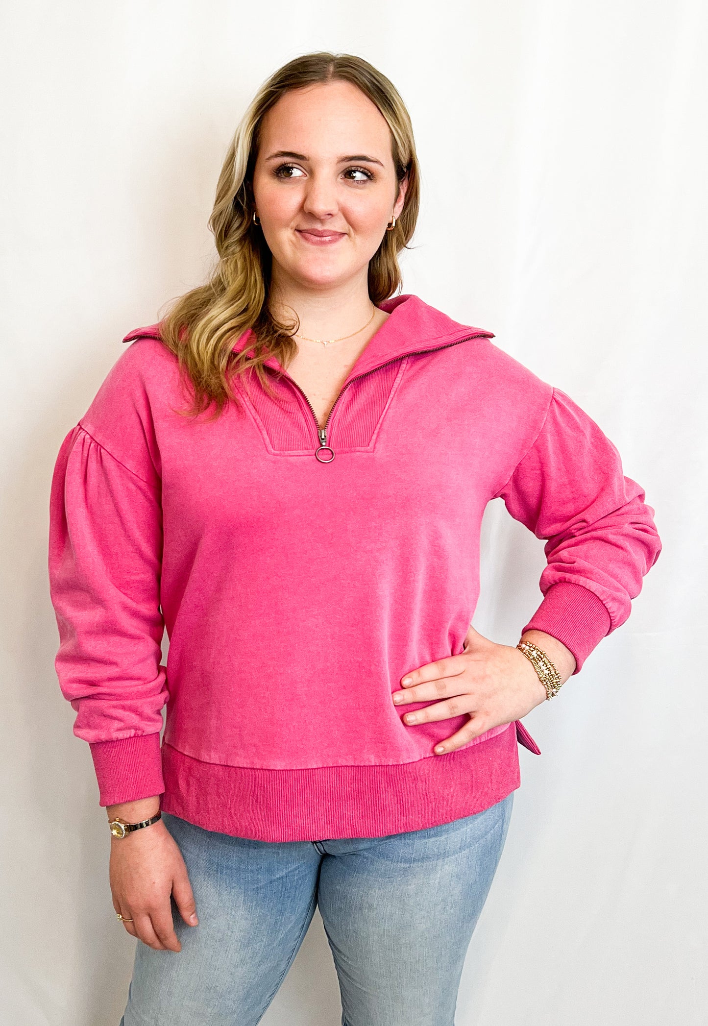 Pretty in Pink Pullover FINAL SALE