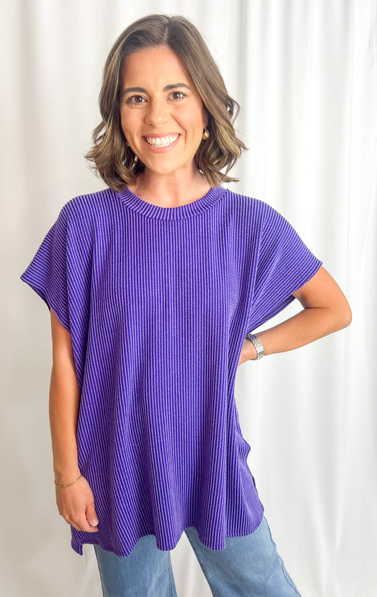 Logan Top- Purple