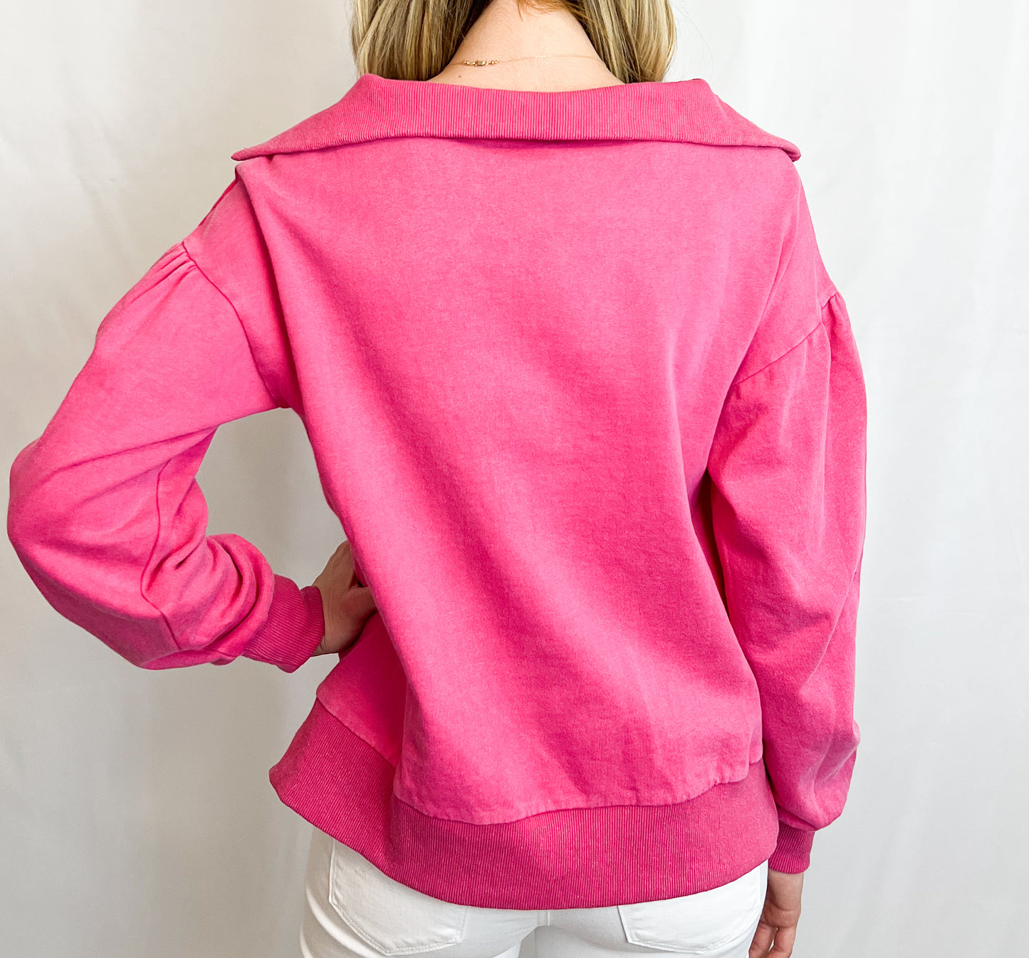 Pretty in Pink Pullover FINAL SALE