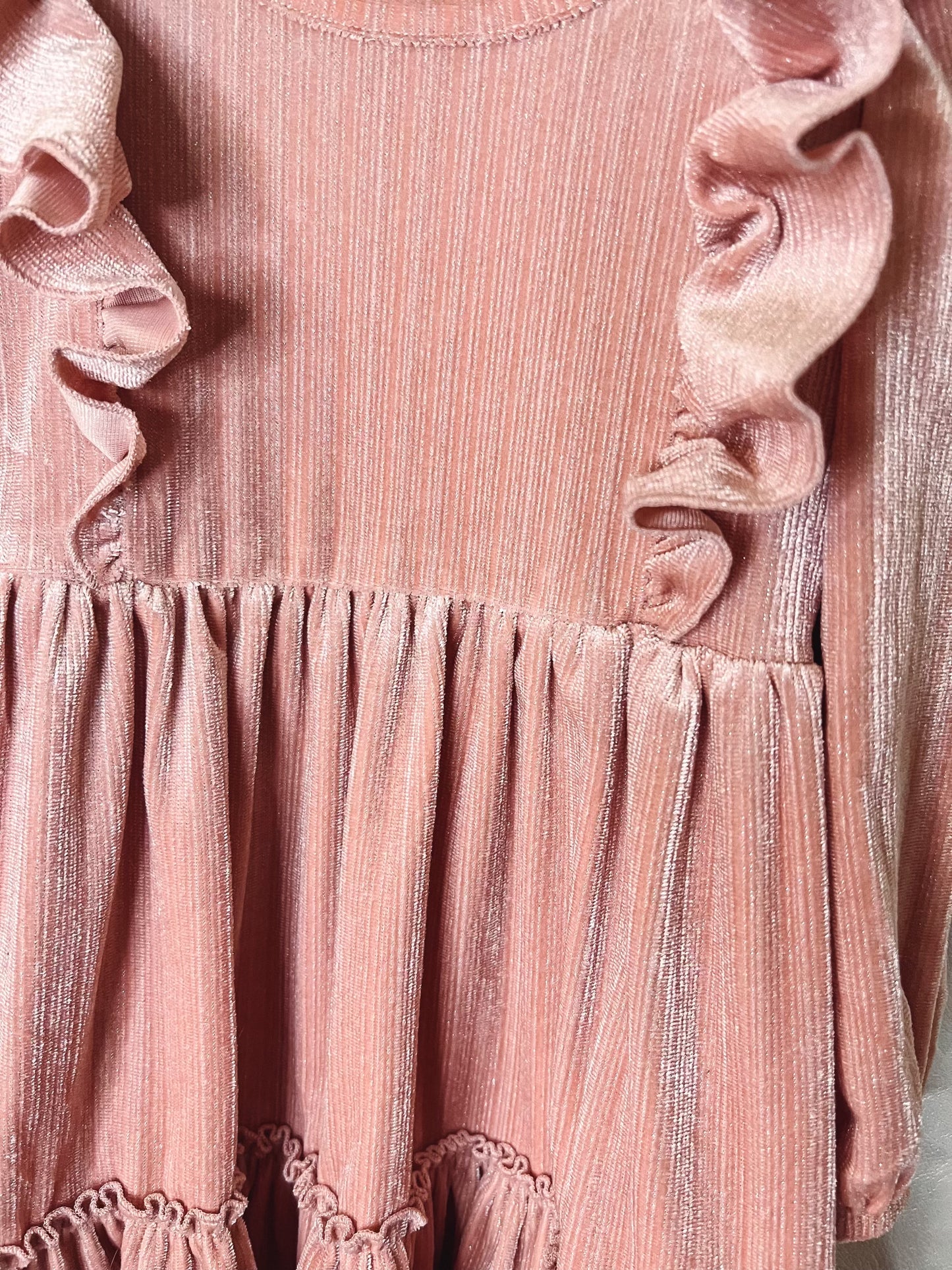 Dusty Pink Velvet Dress FINAL SALE