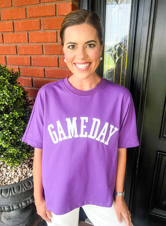 Purple Gameday Top