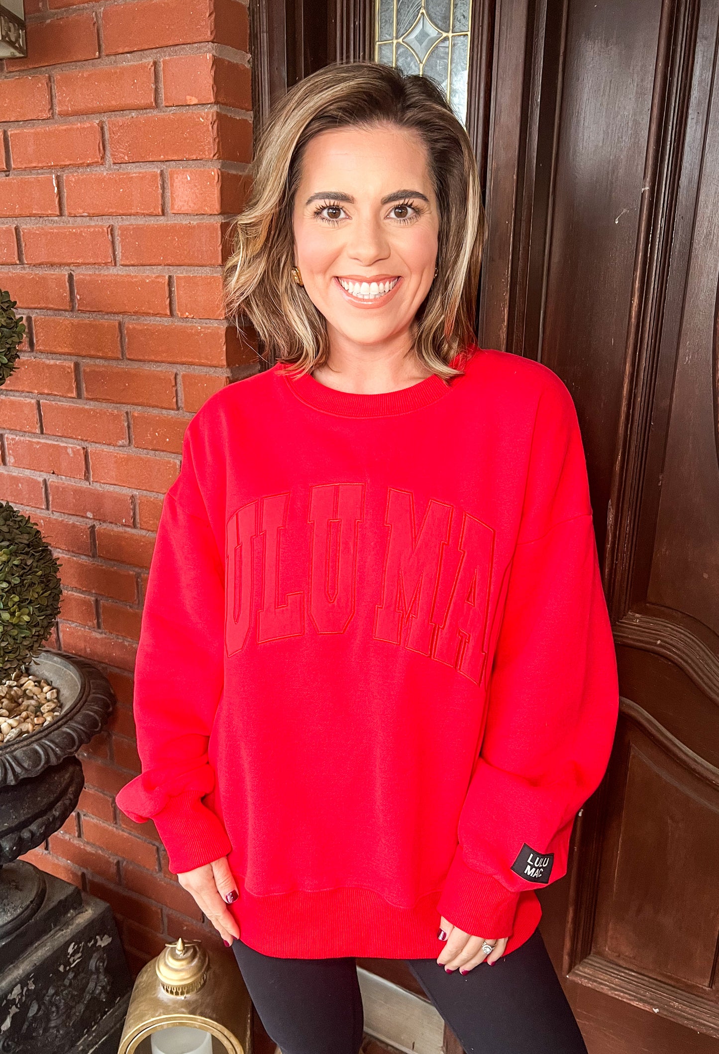 LULU MAC SWEATSHIRT-RED