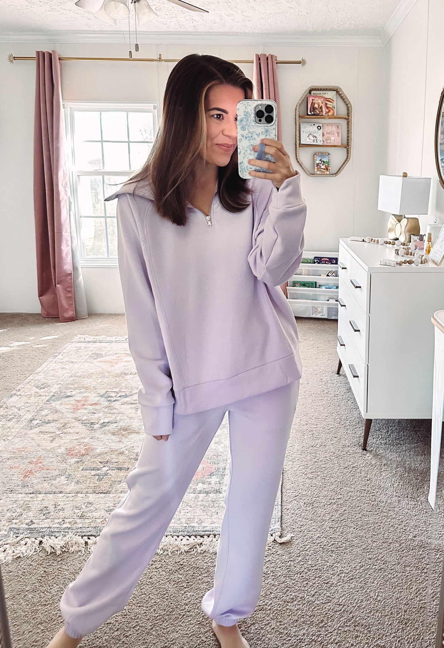 Lilac Jogger Set