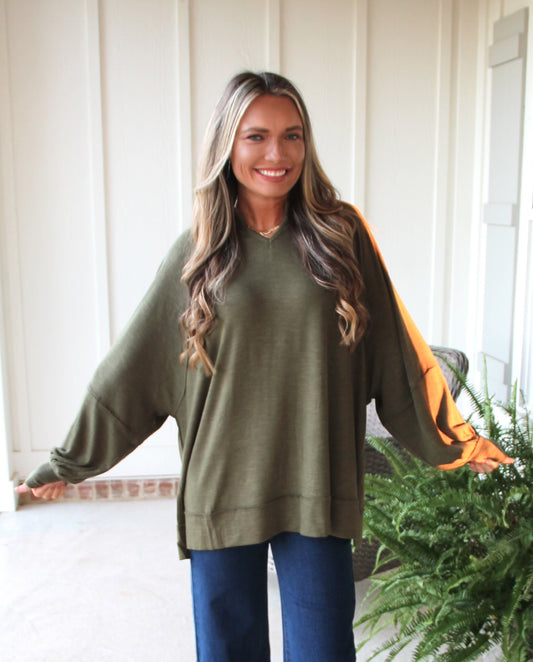 Olive Tunic Plus