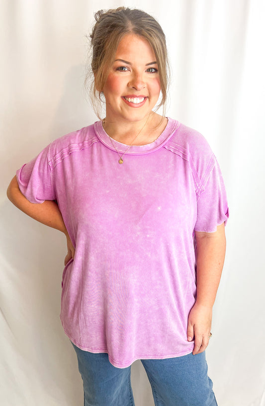 Hallie Top-Lilac