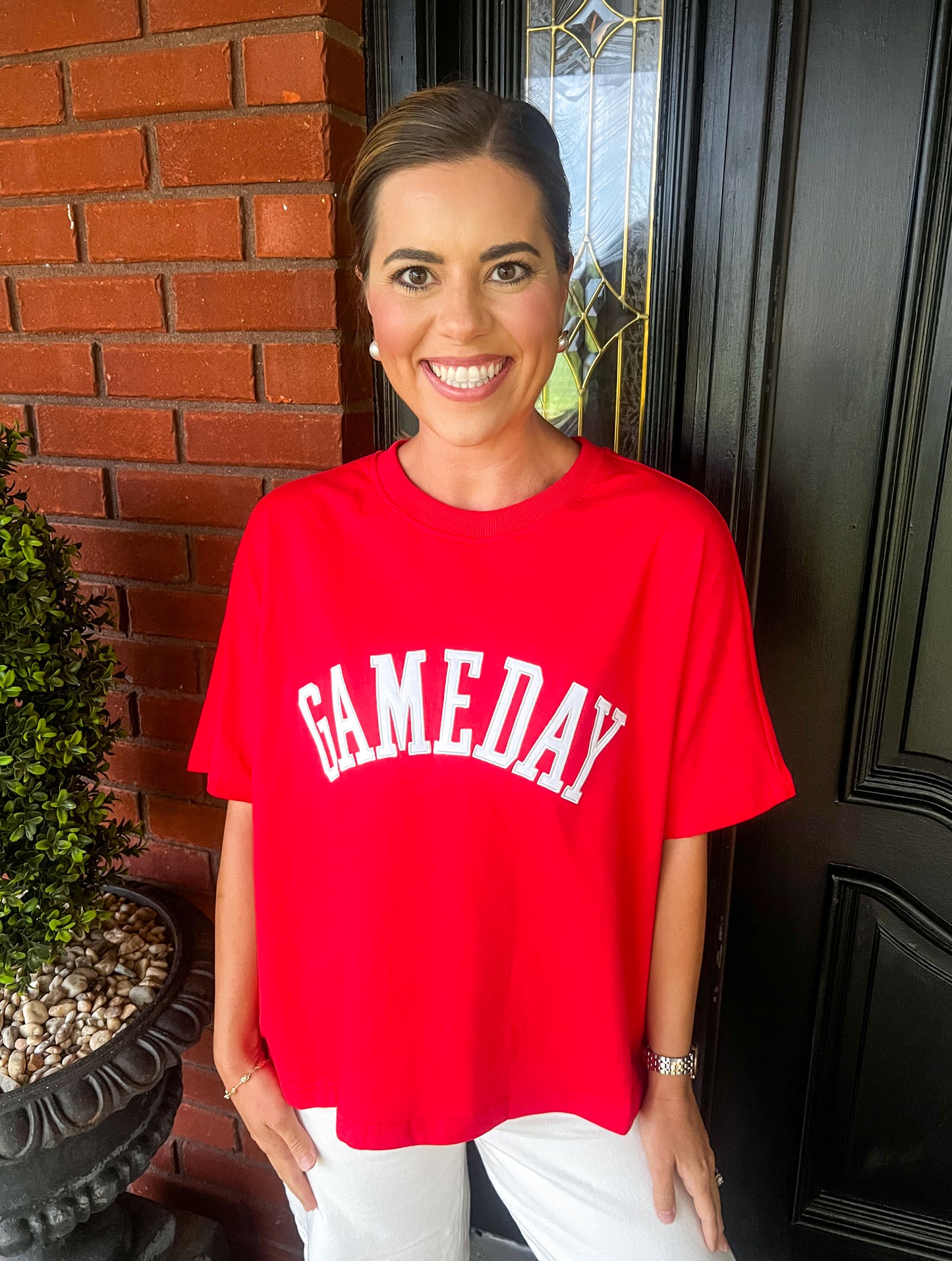 Red Gameday Top