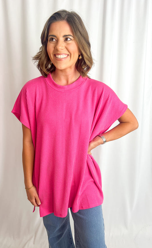 Logan Top- Pink