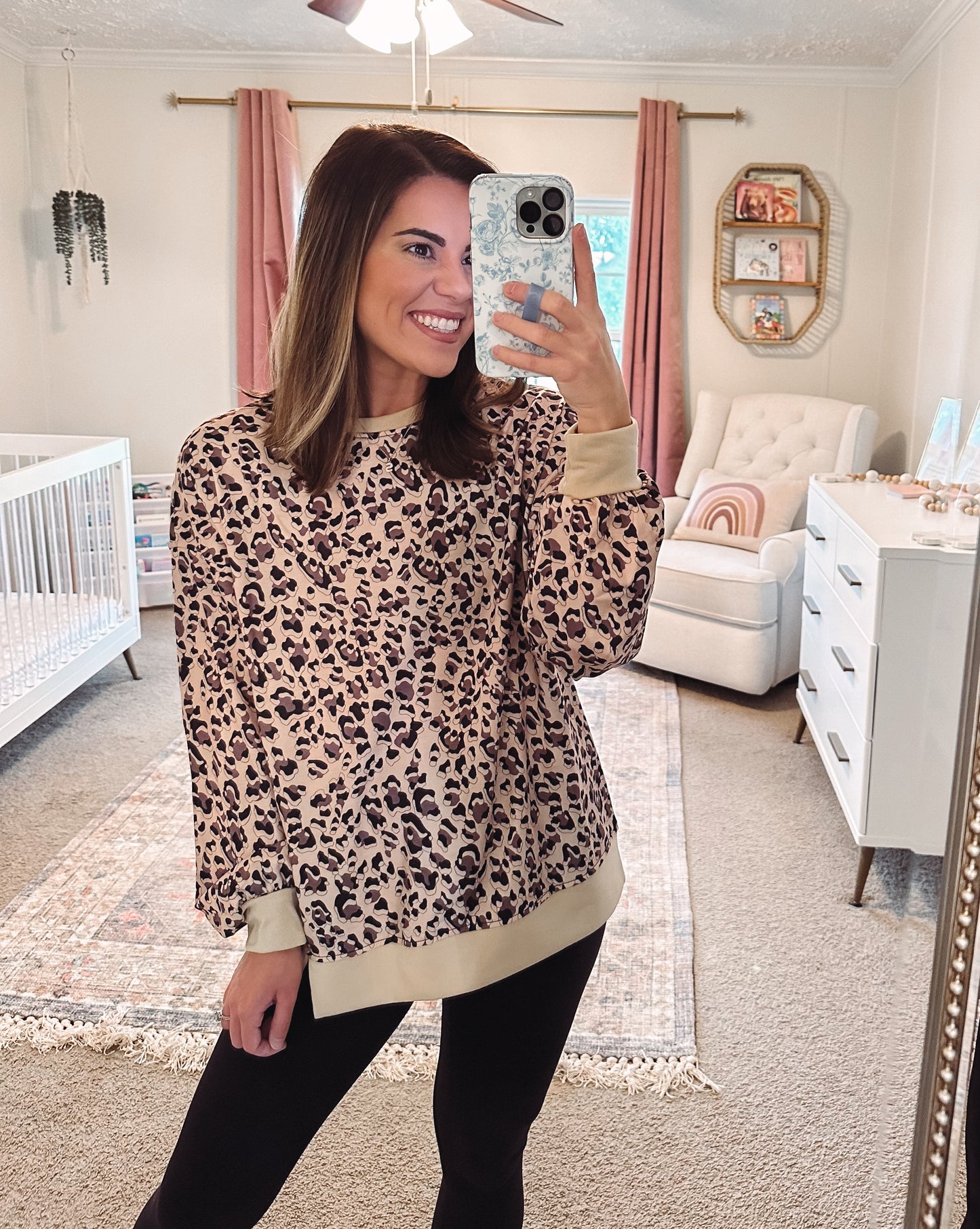 Leopard Sweatshirt Plus