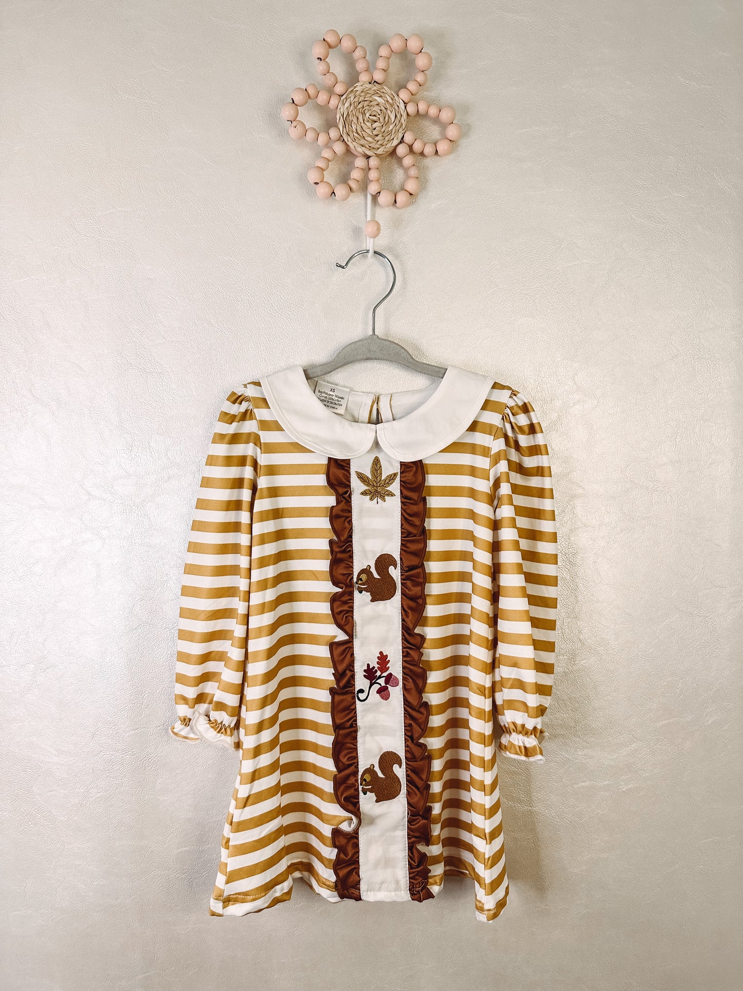 Mustard Striped Fall Dress FINAL SALE