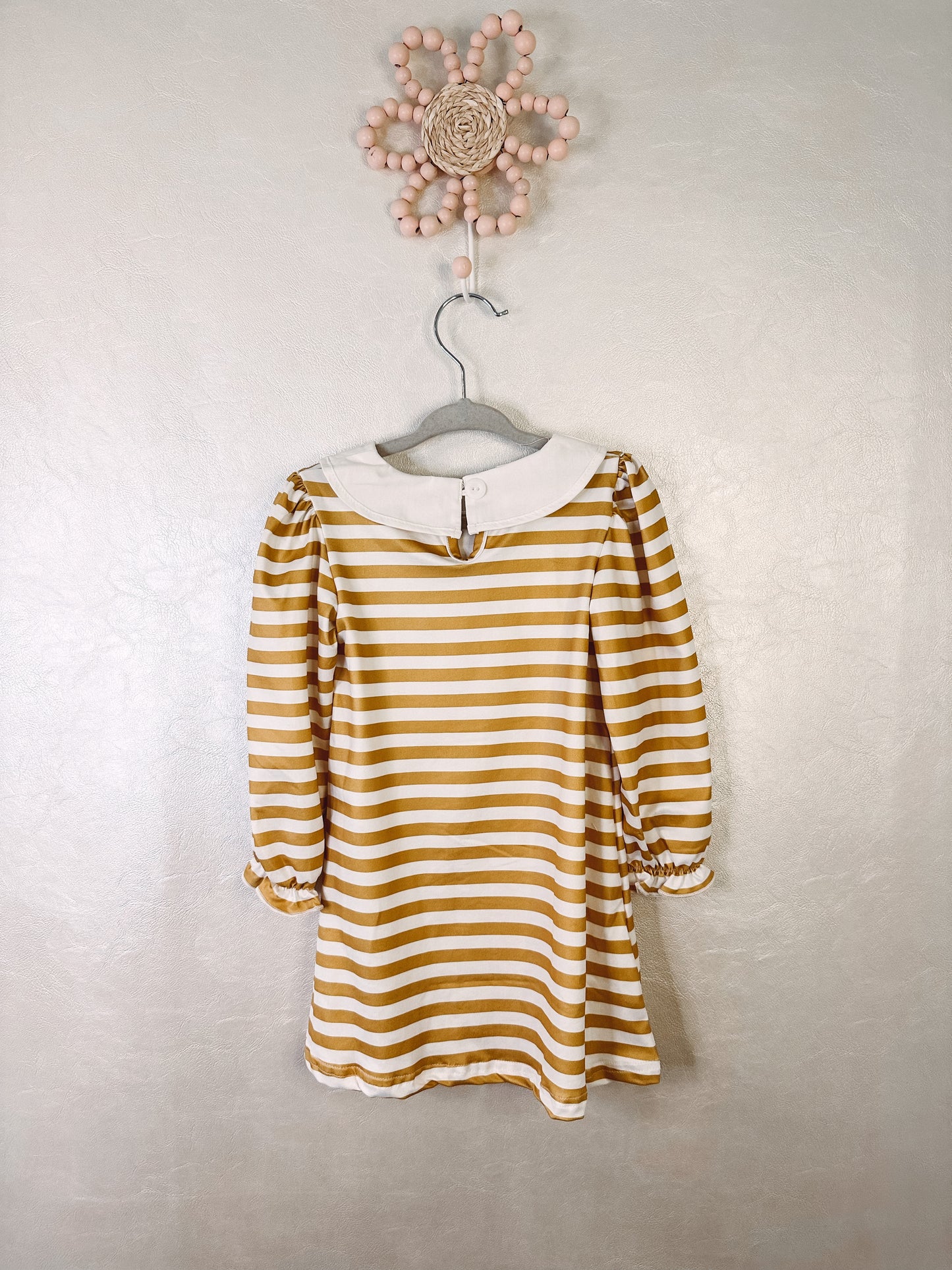 Mustard Striped Fall Dress FINAL SALE