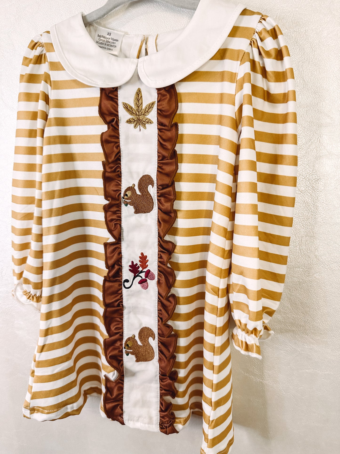 Mustard Striped Fall Dress FINAL SALE