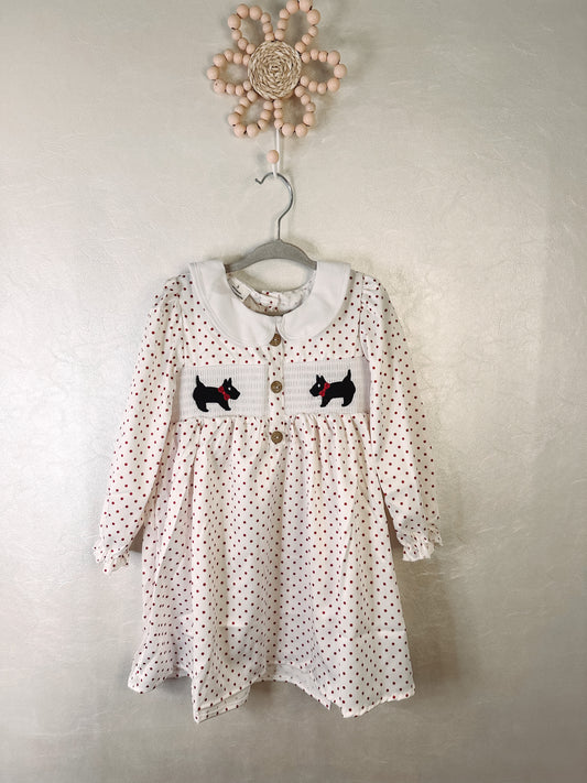 Polka Dot Dog Dress FINAL SALE